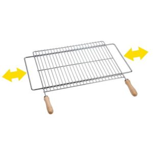 PARRILLA BARBACOA ZINCADA EXTENSIBLE 70X40