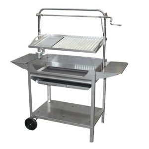 BARBACOA TOCHA PARRILLA PLANCHA REGULABLE INOXIDABLE