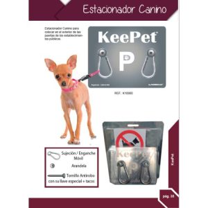 ESTACIONADOR CANINO KEEPET PARA EXTERIOR