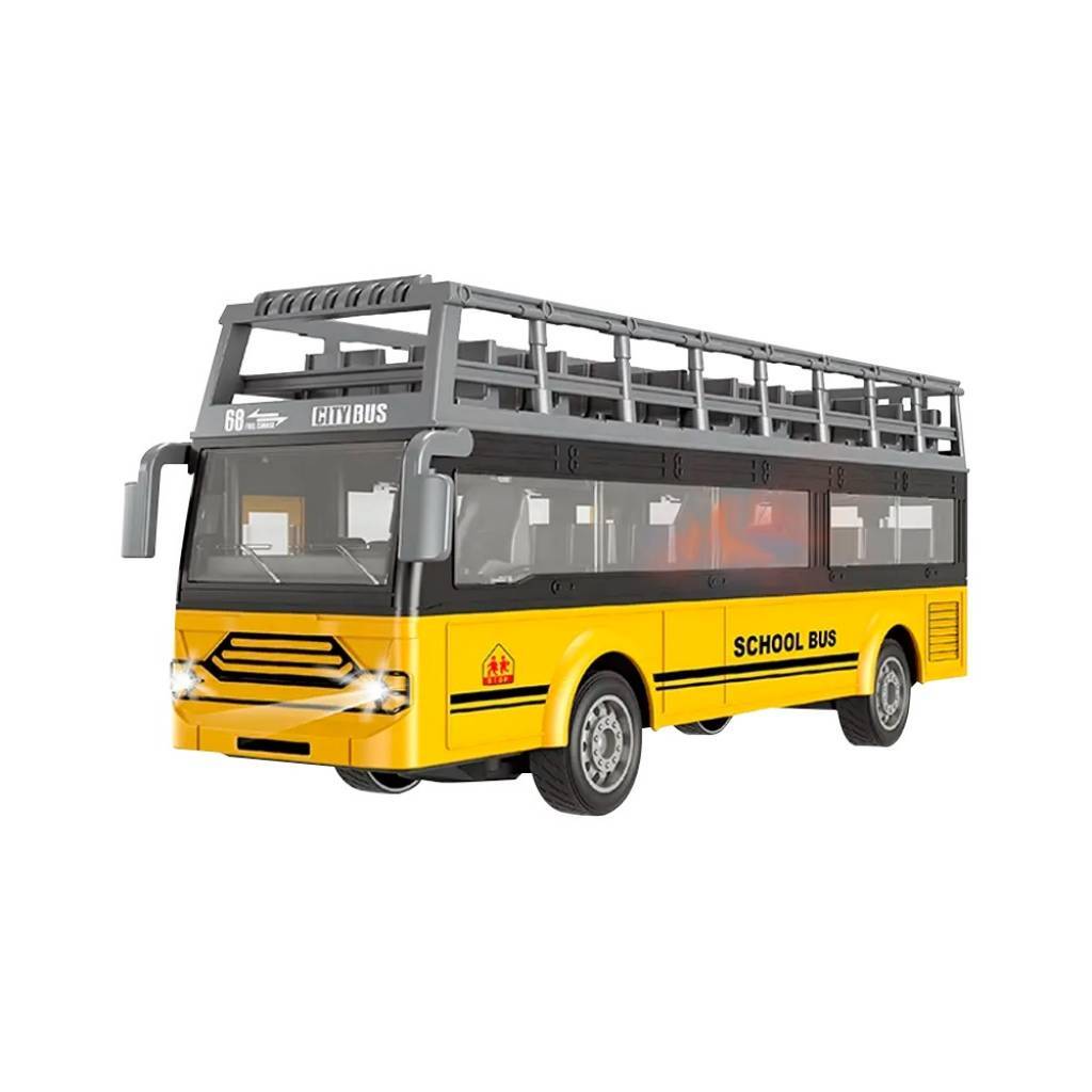 Autobus Escolar de 2 Piso a Control Remoto