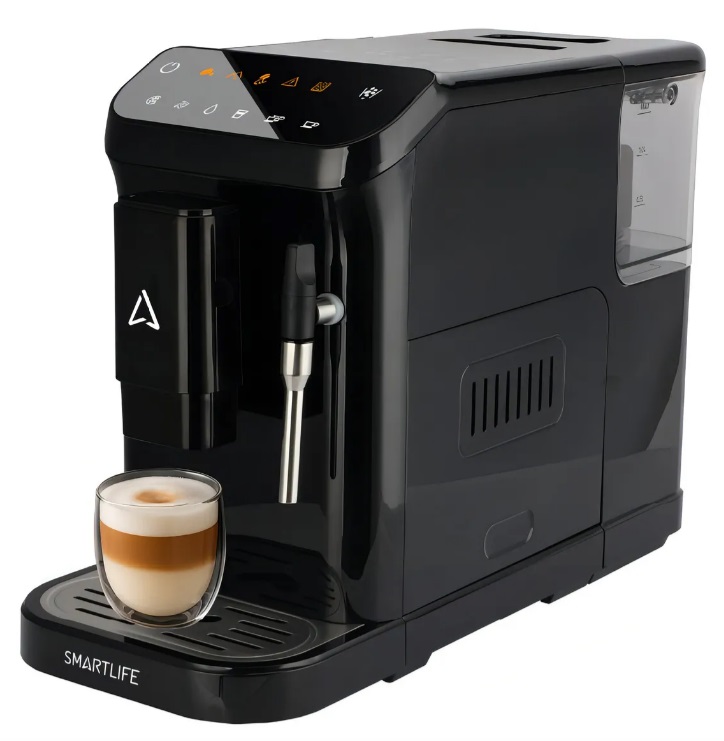 Cafetera Smartlife Espresso Automatica Con Molinillo 20 Bares