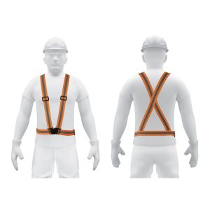  Set de 10 Chalecos Tipo Arnes Truper con Cinta Reflectiva