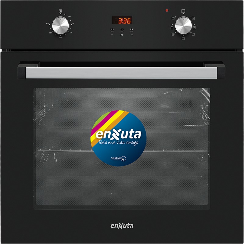 Horno Electrico de Empotrar Enxuta Negro con Conveccion Digital