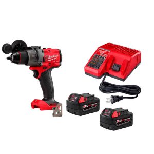 Taladro Milwaukee C/Percutor 18V FUEL Con 2 Bat.+ Cargador 2904-259